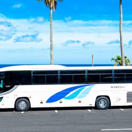 大島タクシー 奄美大島観光貸切バス 大型バスの写真