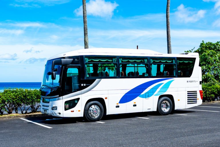 大島タクシー 奄美大島観光貸切バス 中型バスのサムネイル